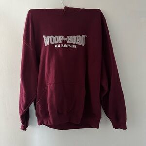 Never worn Wolfboro New Hampshire pet shop hoodie, Size XL, Color maroon